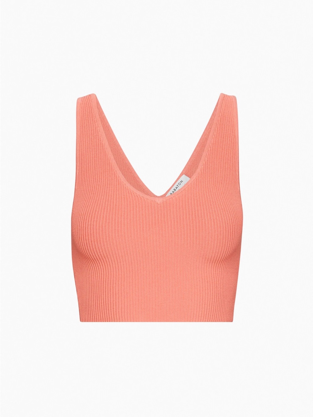 Babaton Sculpt Knit Double V Cropped Tank